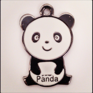 Pingente Panda em Metal